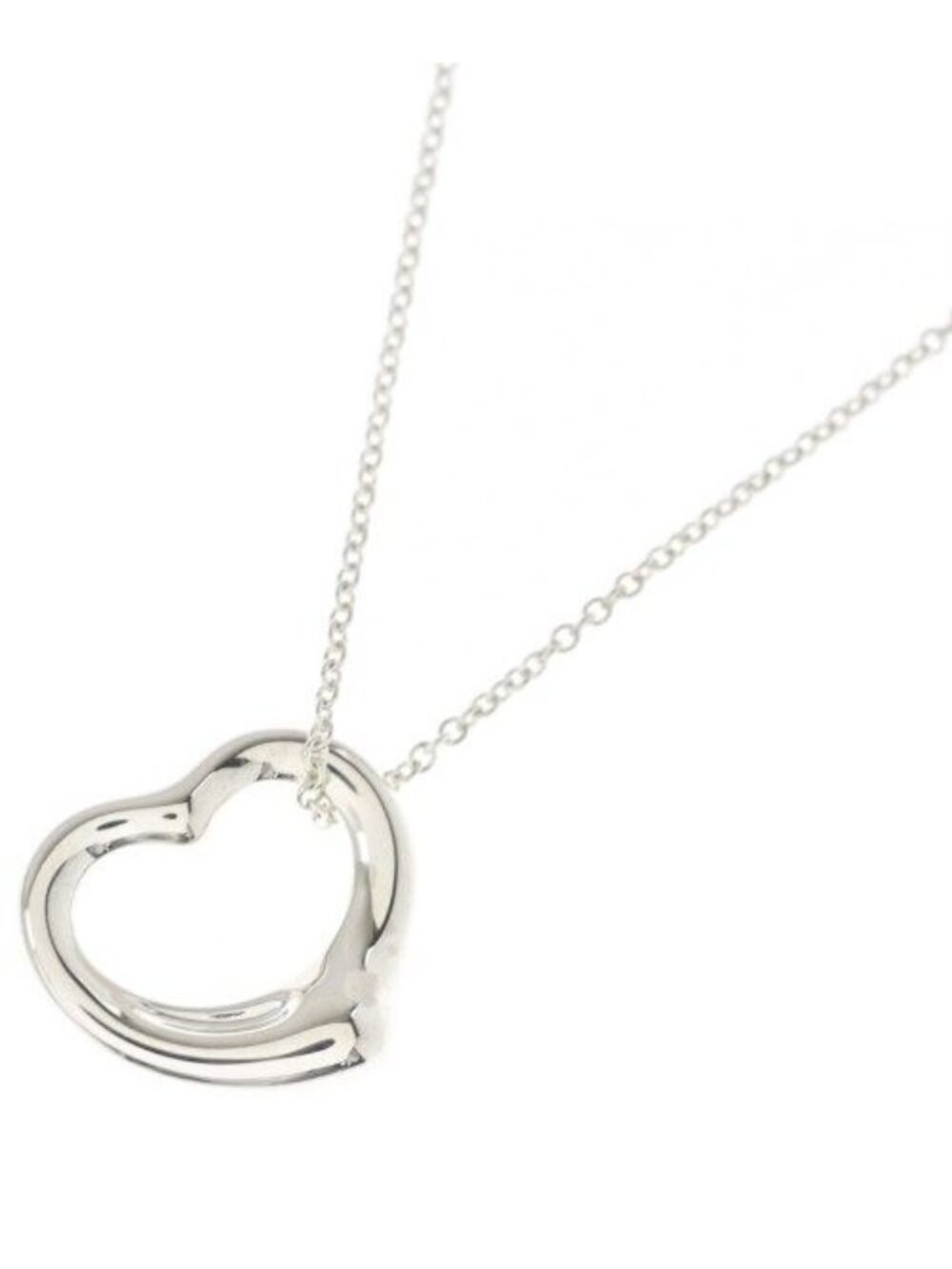 Tiffany & Co Open Heart Pendant New Necklace